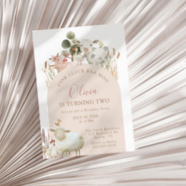 Convites Oink Cluck Baa Moo Barnyard Birthday