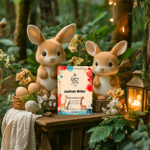 Convites Oito e sentindo Excelente 8º aniversário Vermelho