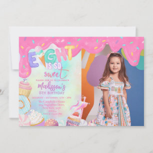 Convites Oito É Tão Doce