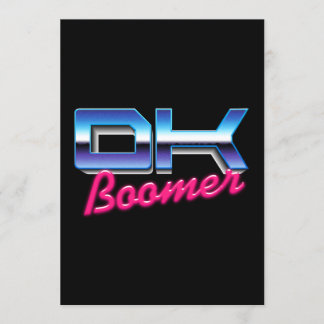 Convites Ok Boomer
