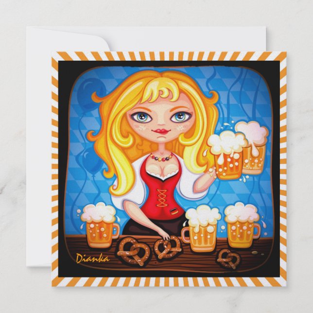 Convites Oktoberfest - Octoberfest (Frente)