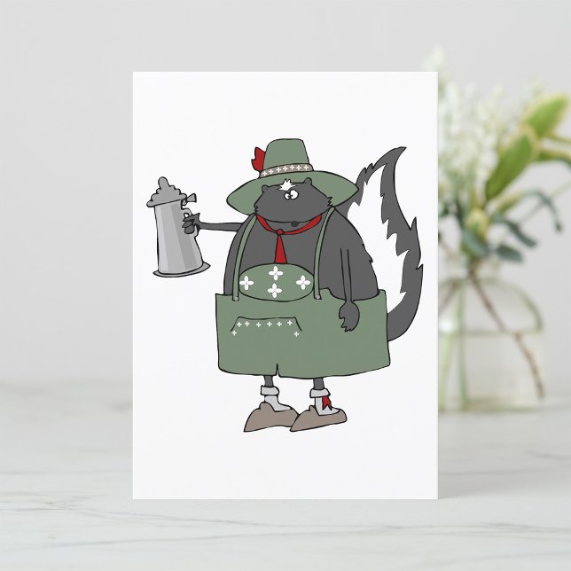 Convites Oktoberfest Skunk (Criador carregado)