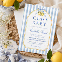 Olá Bebê Azul Listras Limão Italiano