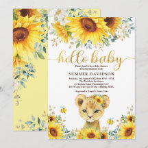 Olá Bebê Lion Lion Cub Jungle Chá