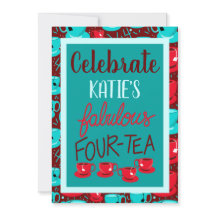 Olá, Fabulosa Festa de aniversário de 40 e 44 chás