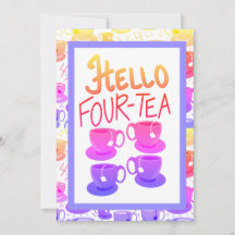 Olá, Fabulosa Festa de aniversário de 40 e 44 chás