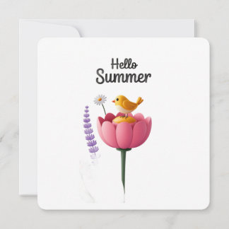 Convites Olá férias de verão