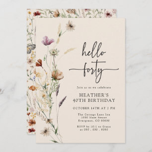 Convites Olá, Quarty Boho Birthday