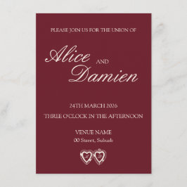 Convites Old Money Elegant Wedding Invitation