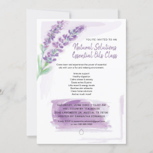 Convites Óleos Essenciais Presente de Lavanda da Terra