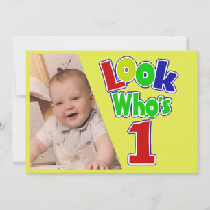 Convites Olha quem é 1/ Aniversário