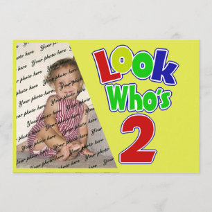 Convites Olha quem é 2/ Aniversário