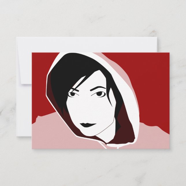 Convites olhar capuz (Frente)