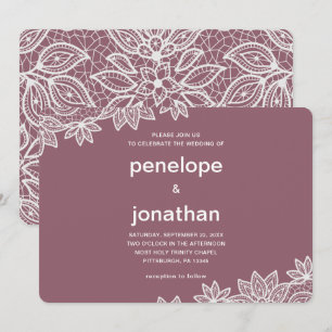 Convites Olhar intemporal do laço do casamento