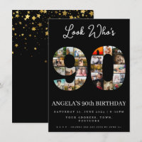 olhe quem está com 90 Colagem de Fotos Personalizá