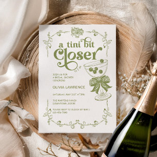 Convites Olive Green um pouco mais perto de mim