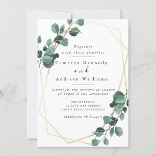Convites Olive Leaves, Casamento Verde