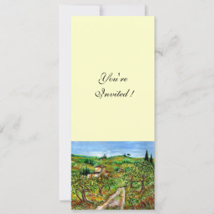 Convites OLIVEIRAS NA TOSCANA, verde branco