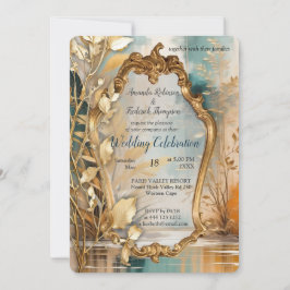 Convites Ondas e cenários orientais artísticos asiáticos