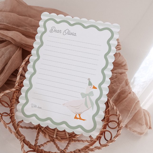 Convites One Silly Goose 1st Birthday Time Capsule Cards (Criador carregado)