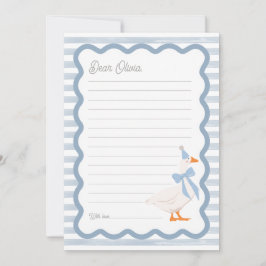 Convites One Silly Goose 1st Birthday Time Capsule Cards