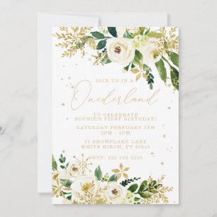 Convites Onederland Um Primeiro Aniversário