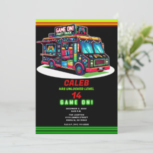 Convites Ônibus de jogos de luzes de Natal Caminhão Festa d