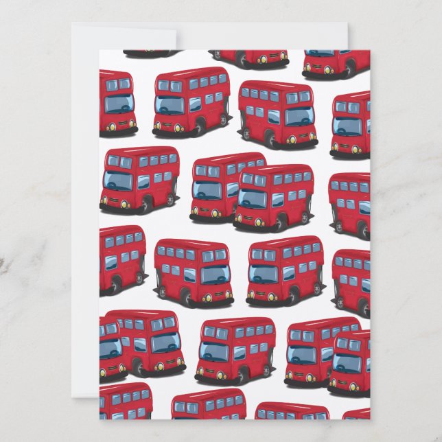 Convites Ônibus de Londres (Frente)