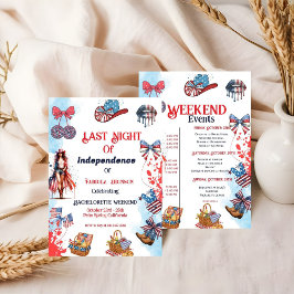 Convites Ontem à noite da independência 4º de Bachelorette