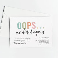 Oops Engraçados Fizemos De Novo, Bebê Sprinkle