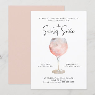 Convites Opção 2: Sunset Soiree