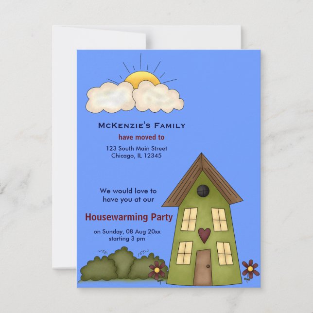 Convites Open House (Frente)