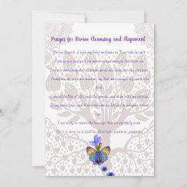 Convites Oração à limpeza e alinhamento divino