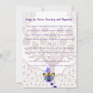 Convites Oração à limpeza e alinhamento divino