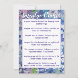 Convites Oração para limpar placa plana de energia