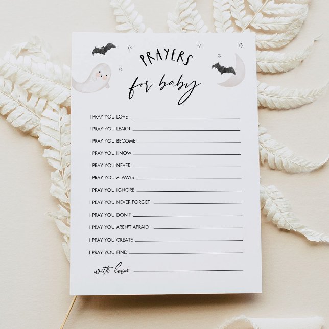 Convites Orações De Halloween Para Bebês (Criador carregado)