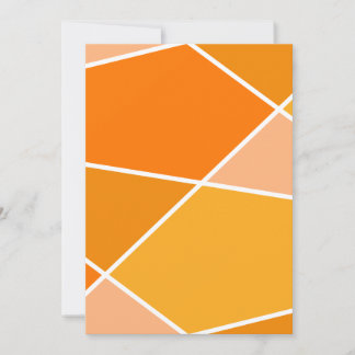 Convites Orange JanaiCreates ColorCollection Invitation