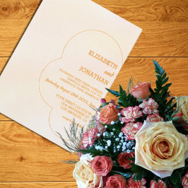 Convites Orange Sunset Wedding