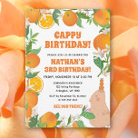 Convites Orange Tangerine Capybara Kids Diversão Cappy Bird<br><div class="desc">Celebrar o dia especial do seu filho com o nosso vibrante Convite de Aniversário de Laranja Tangerina Capybara Crianças Diversão Cappy! Este design alegre mostra uma fronteira enfeitada com grandes tangerinas, acrescentando uma explosão de encanto da cidade. Uma amigável capybara ao lado adiciona talento caprichoso ao convite, fazer perfeito para...</div>