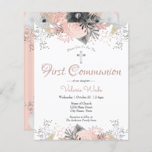 Convites orçamentais da Primeira Comunhão, Rosa Fl