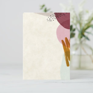 Convites Orçamento em branco Estilo moderno de pintura casa