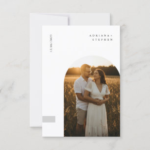 Convites Orçamento Simples Elegante Minimalista Foto Casame