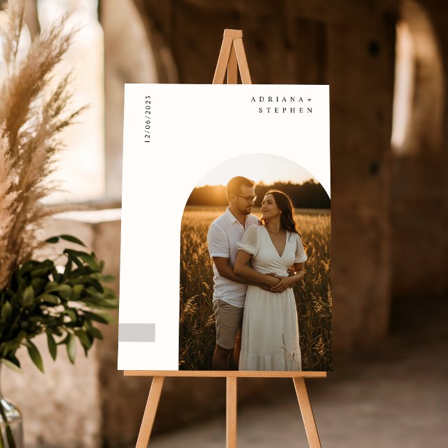 Convites Orçamento Simples Elegante Minimalista Foto Casame (Criador carregado)