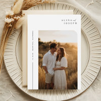 Orçamento Simples Minimalista Boho Foto Casamento