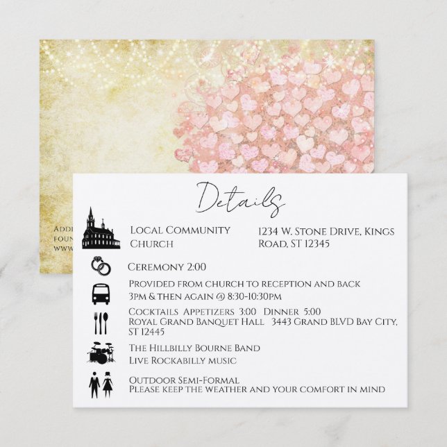 Convites Ordem cronológica dos eventos Gabinete de árvore F (Frente/Verso)