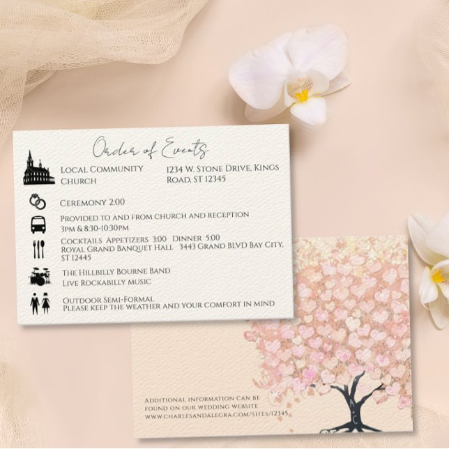 Convites Ordem cronológica dos eventos Gabinete de árvore F (Criador carregado)