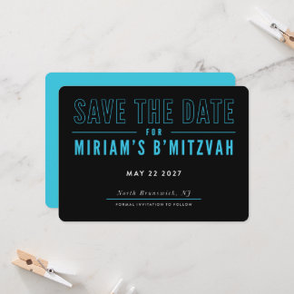 Convites ORDEM DE IMPRESSÃO para Cheryl - Bat Mitzvah STD d