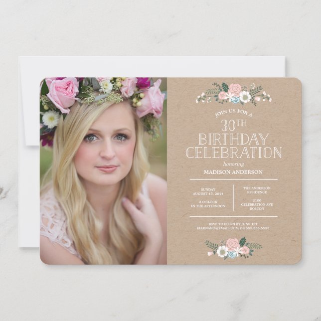 Convites Ordem Personalizada - Katie Nash (Frente)