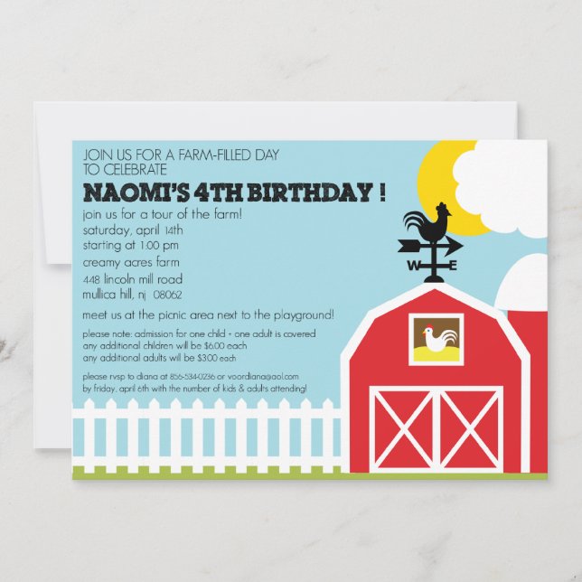 Convites Ordem Personalizada para Diana B (Frente)