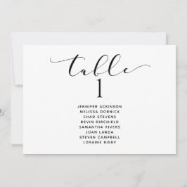 Convites Organograma de Casamento Horizontal Elegante